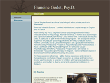 Tablet Screenshot of francinegodet.com